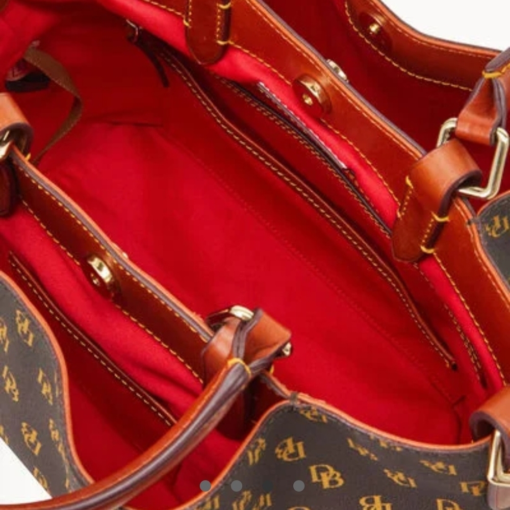 NWT Dooney & Bourke Gretta Brenna Tote Crossbody Bag Brown Tmoro NG1905BM - Picture 7 of 7